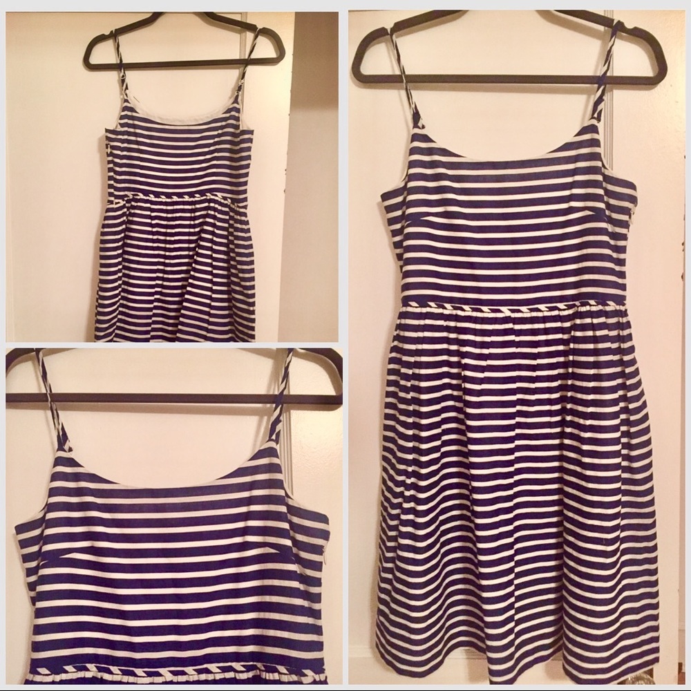 J.Crew Spaghetti Stripe dress
